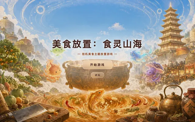 Culinary Idle: Spirit Atlas (美食放置：食灵山海) cover art