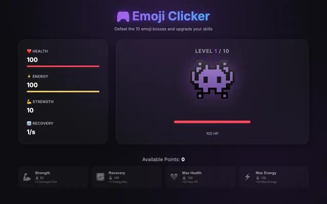 Emoji Clicker RPG cover art