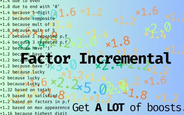 Factor incremental cover art