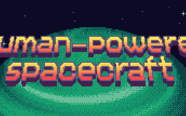 Human-powered spacecraft cover art