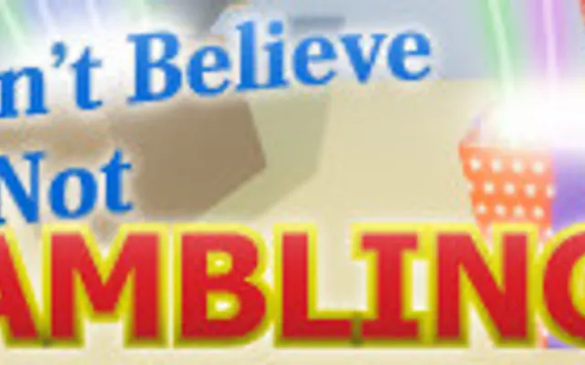 I Can't Believe It's Not Gambling cover art