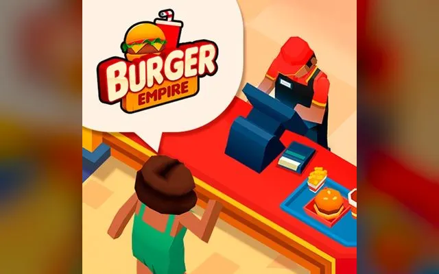 Idle Burger Empire Tycoon—Game cover art