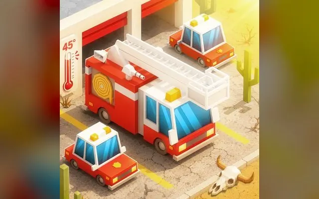 Idle Firefighter Tycoon: Save! cover art