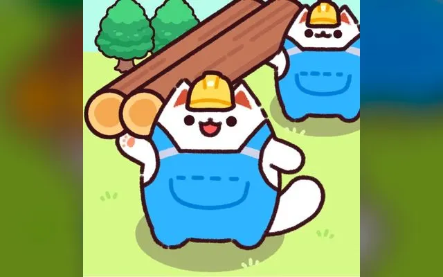 Idle Lumbercat - Wood Games cover art