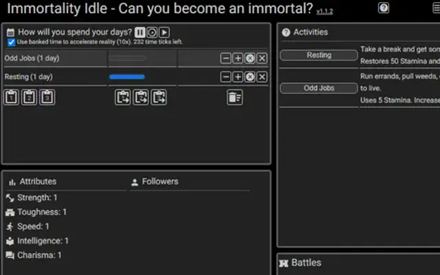 Immortality Idle cover art