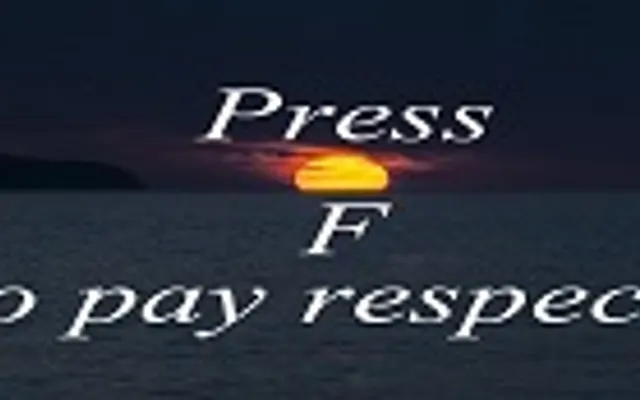 Press F to pay respects cover art